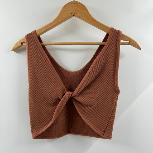 Urban Outfitters Out From Under Dual-Look Ribbed Tank Top – Brown, Size M/L - Picture 4 of 8